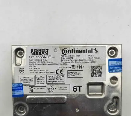 Nissan Leaf II (ZE1) Bluetooth control unit module 282755SN0E