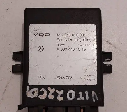 Mercedes-Benz Vito Viano W638 Door central lock control unit/module A0004461019 410215010001 0088
