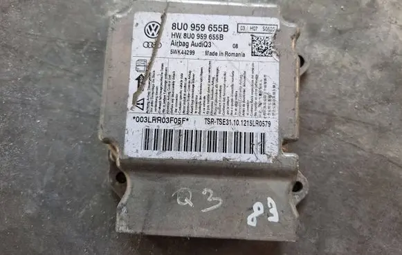 Audi Q3 8U Airbag control unit/module 8U0959655B 5WK44299 TSE31101215
