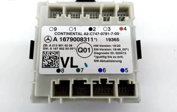 Mercedes-Benz C W205 Door control unit/module A1679008311