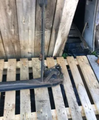 Audi A6 S6 C4 4A Rear axle beam 