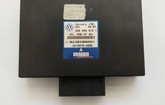 Tailgate/trunk control unit/module