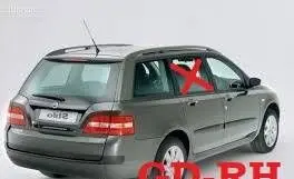 Fiat Stilo Rear door window glass 0046784993