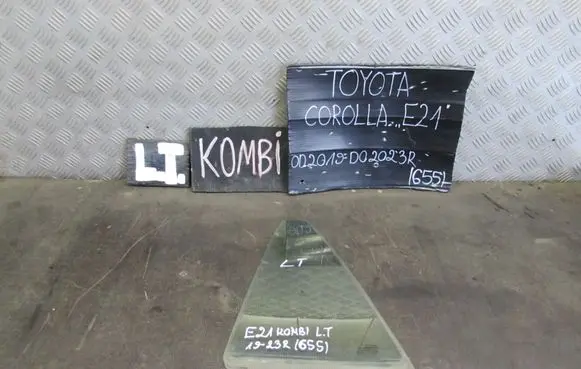 Toyota Corolla E210 E21 Rear vent window glass 