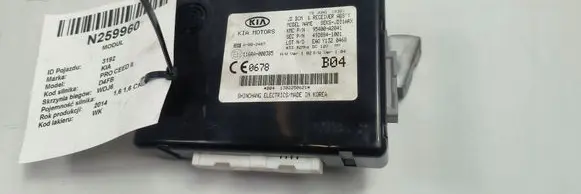KIA Pro Cee'd II Central body control module 95400A2041
