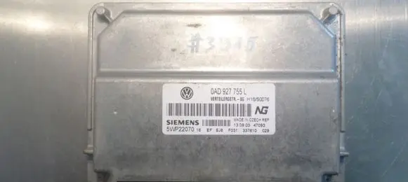 Volkswagen Touareg I Transfer box differential control unit 0AD927755L 5WP22062