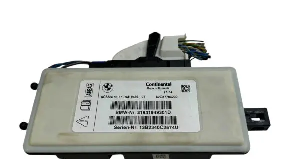 BMW 5 F10 F11 Airbag control unit/module 6577931949301 31931949301D 13B2340C2574U