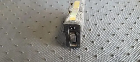 Panel lighting control switch