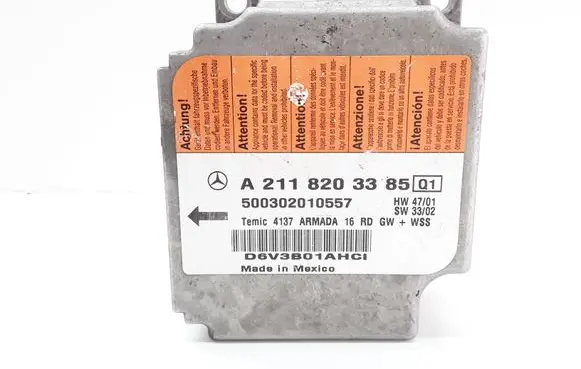 Mercedes-Benz E W211 Airbag control unit/module A2118203385