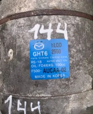 Mazda 6 Air conditioning (A/C) compressor (pump) aucaa02