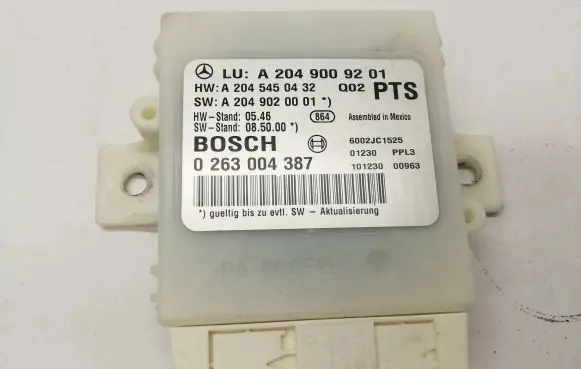 Mercedes-Benz C W204 Parking PDC control unit/module A2049009201