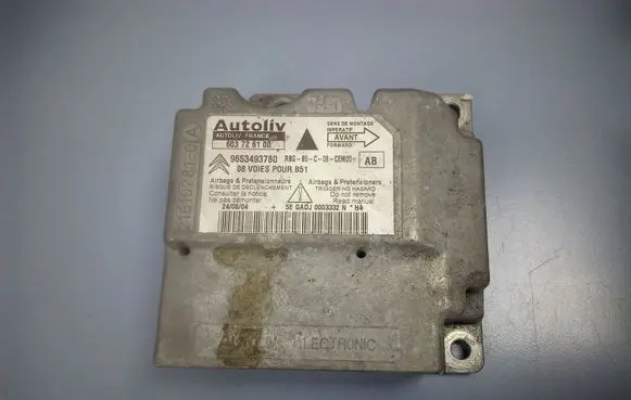 Citroen C4 I Airbag control unit/module 9653493780 603726100