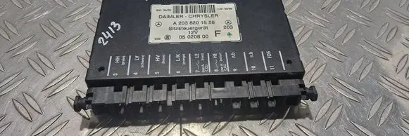 Mercedes-Benz C W203 Seat control module A2038201526 05020800
