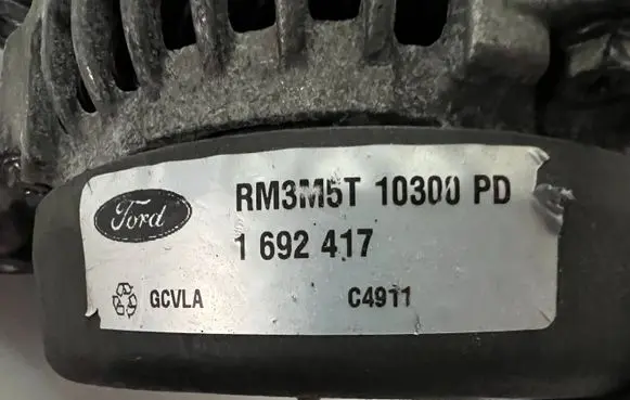 Ford Fiesta Generator/alternator RM3M5T10300PD C4911