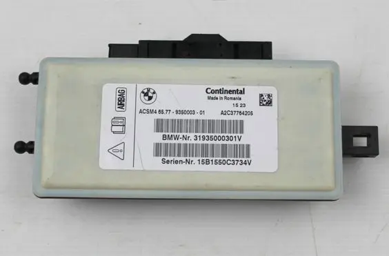 BMW 5 F10 F11 Airbag control unit/module 9350003