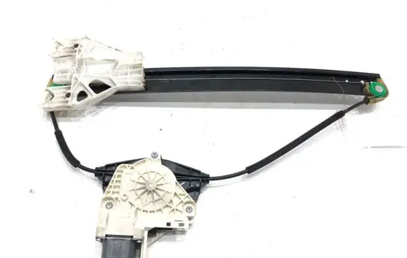 Rear door window regulator with motor