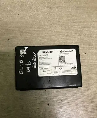 Renault Clio IV GPS navigation control unit/module 282755767R