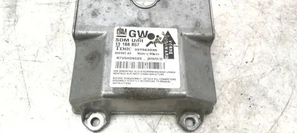 Opel Zafira B Airbag control unit/module 327963935 402985A3 13188857