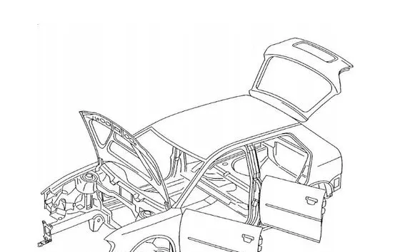 Audi A6 C7 Front door DRZWI1929