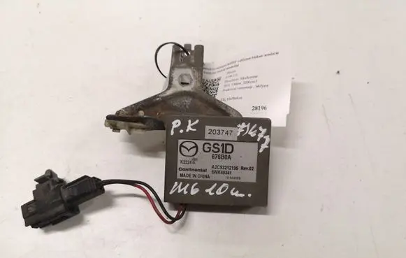 Mazda 6 Keyless (KESSY) go control unit/module GS1D676B0A