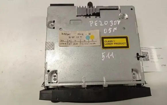 Peugeot 307 Radio/CD/DVD/GPS head unit 9650711477 7644037392