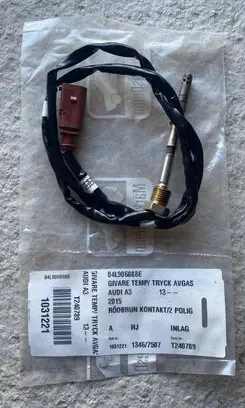 Audi A3 S3 8V Exhaust gas temperature sensor 04L906088E T240789 13467507