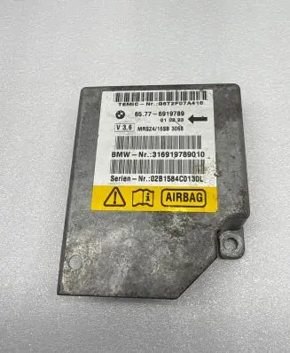 BMW 5 E39 Airbag control unit/module 6919789 316919789010 02B1584C0130L