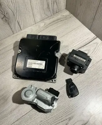 Mercedes-Benz CLK AMG A209 C209 Engine ECU kit and lock set A2711535679 5WK90480 2095450508