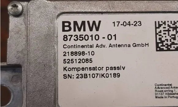 BMW X3 G01 Other control units/modules 8735010 9128982 84108735010