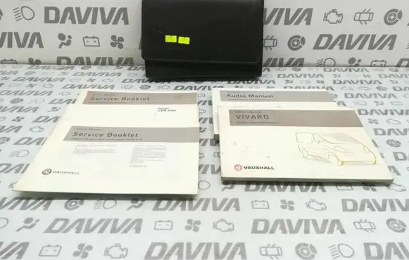 Opel Vivaro Owners service history hand book 