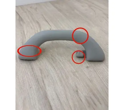 Volkswagen Tiguan Rear interior roof grab handle 1K0857607N
