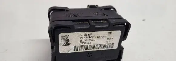 Opel Astra H ESP acceleration yaw rate sensor 13208665 CT75K14AE8 10170103623