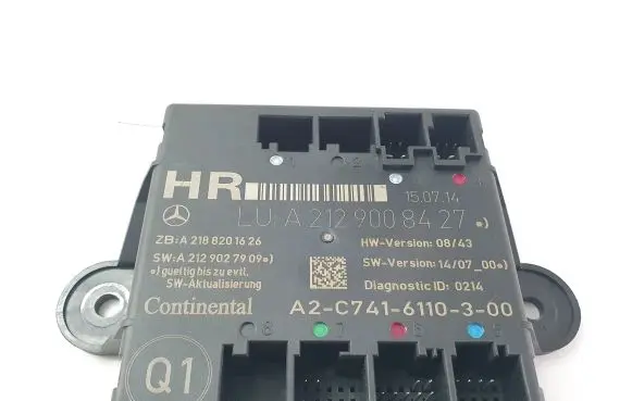 Mercedes-Benz E W212 Door control unit/module A2129008427 A2188201626 A2129027909