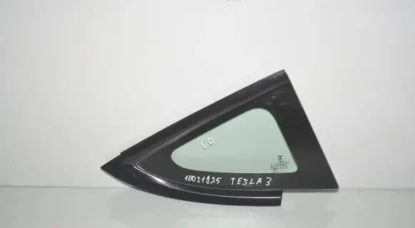Rear vent window glass