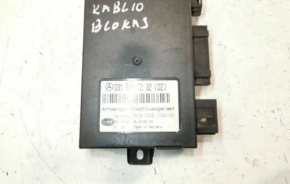 Mercedes-Benz C W203 Tow bar trailer control unit/module 0315457232 5DS00810201