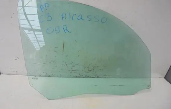 Citroen C3 Picasso Front door window glass four-door