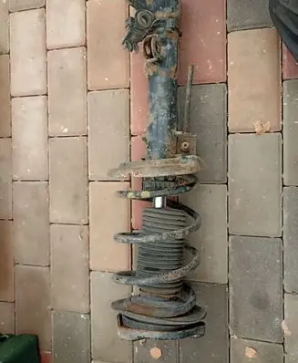 Mercedes-Benz C W204 Front shock absorber with coil spring A2043200966
