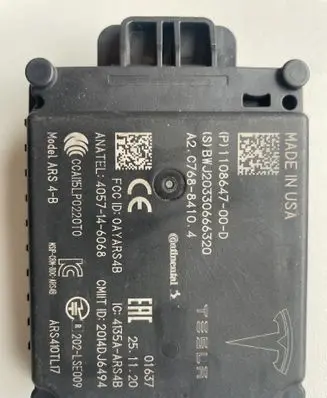 Tesla Model 3 Distronic sensor radar 1108647 110864700D 110864700H