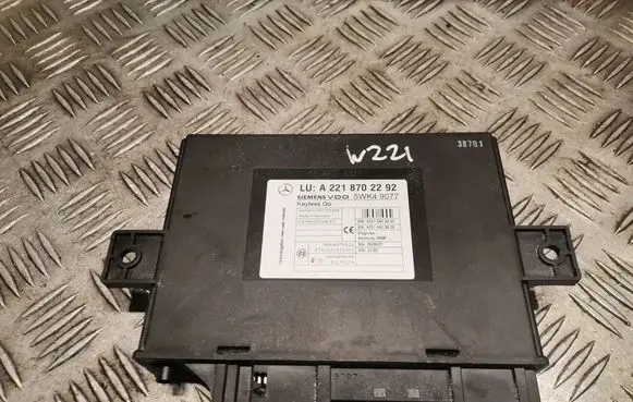 Mercedes-Benz S W221 Keyless (KESSY) go control unit/module 2218702292
