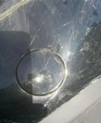 Rear bumper row hook cap/cover