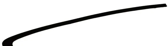BMW 4 F32 F33 Rear side glass trim 97374