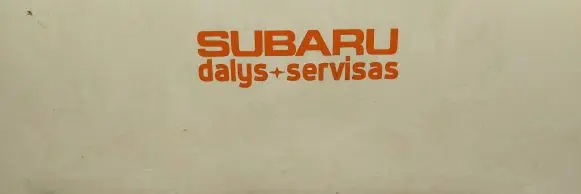 Subaru Outback Tailgate/trunk strut/damper