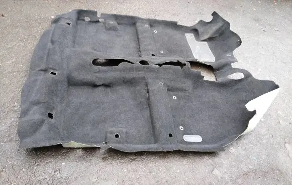 Opel Corsa D Front floor carpet liner 13214982
