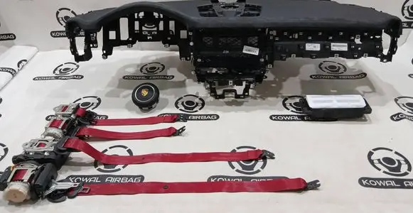 Porsche Cayenne (9Y0 9Y3) Airbag set with panel 9Y3857003 9Y0880201 9Y0880201ATA34