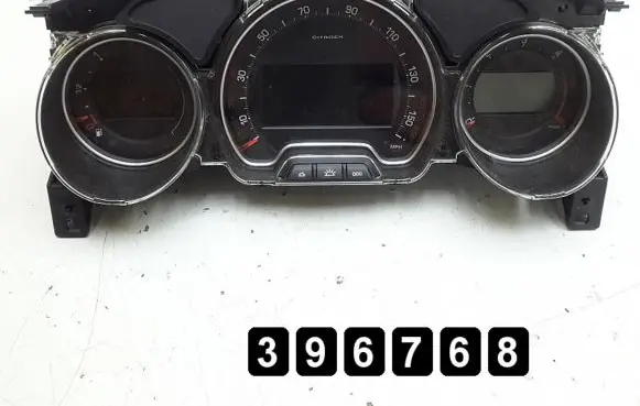 Citroen C5 Speedometer (instrument cluster) 9665560680