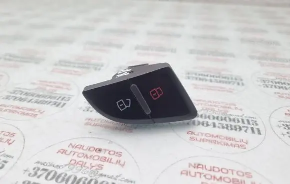 Audi A4 S4 B8 8K Central locking switch button
