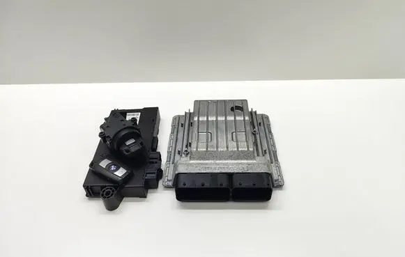 BMW 5 E60 E61 Engine ECU kit and lock set 7583332 9147195 914719501