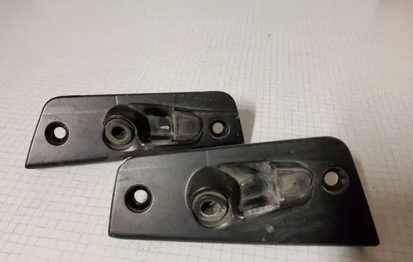 Volkswagen Transporter - Caravelle T5 Roller guide/hinge set 7H0843640F 7H0843638F