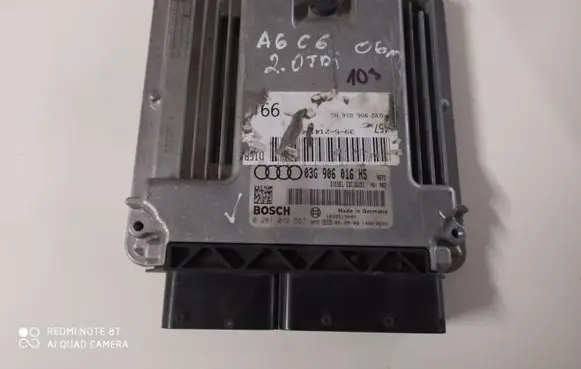 Audi A6 S6 C6 4F Engine control unit/module 03G906016HS 0281012557