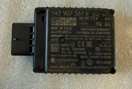 Audi A1 Distronic sensor radar 5Q3907561H 5Q3907572B A2C75505214